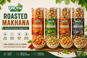makhana, roasted makhana, foxnuts